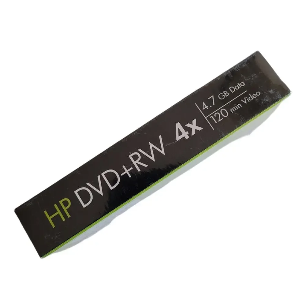 Sealed 5 HP DVD+RW 4x Write and Re-write Video & Data 4.7 GB Data 120 min Video
